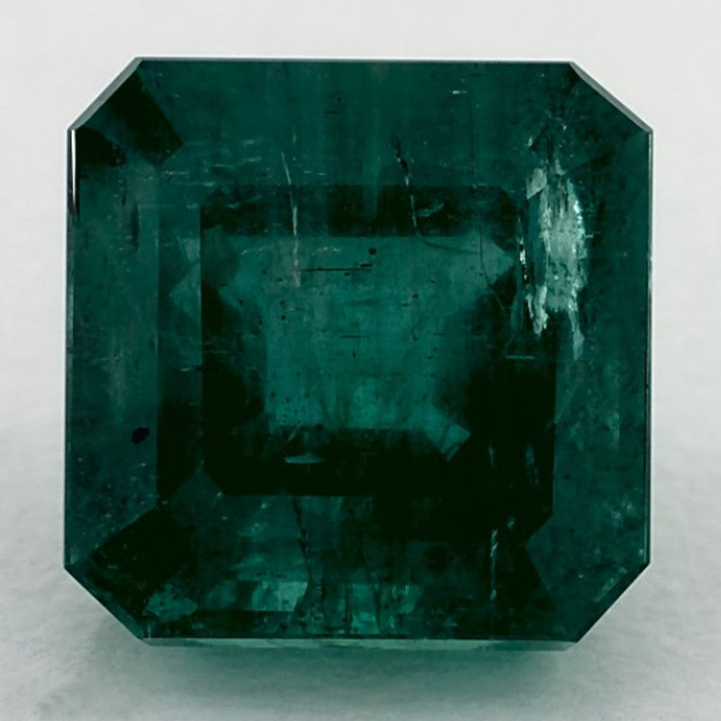 6.25 Carat Asscher Natural Green Emerald