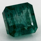 6.25 Carat Asscher Natural Green Emerald