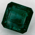 2.48 Carat Asscher Natural Green Emerald
