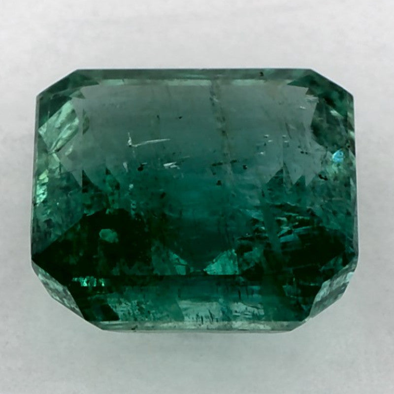 2.48 Carat Asscher Natural Green Emerald