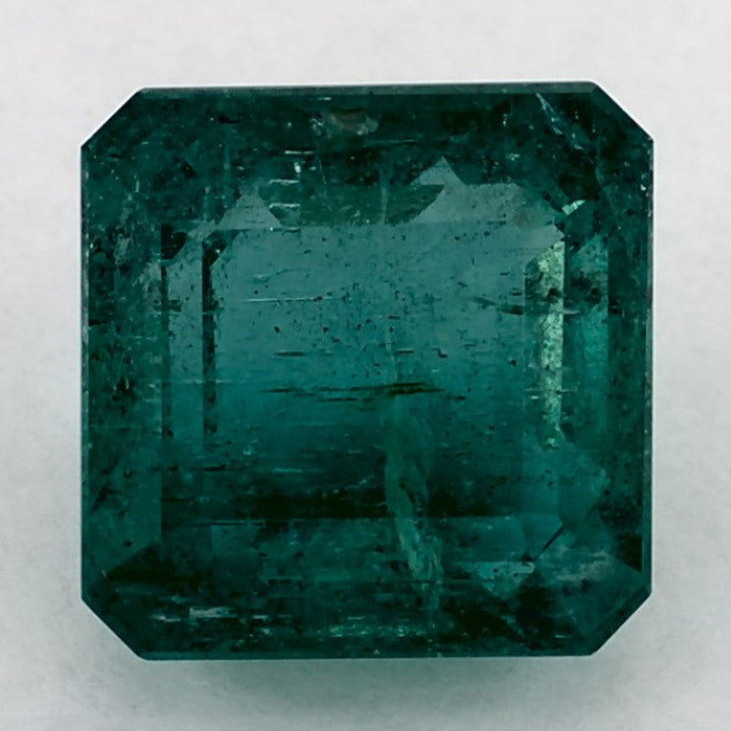 4.93 Carat Asscher Natural Green Emerald