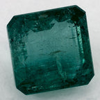 4.93 Carat Asscher Natural Green Emerald