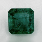 2.04 Carat Asscher Natural Green Emerald