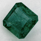 2.04 Carat Asscher Natural Green Emerald