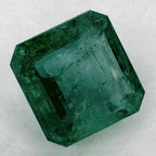 2.04 Carat Asscher Natural Green Emerald