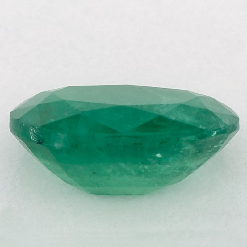 4.79 Carat Oval Natural Green Emerald