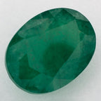 5.91 Carat Oval Natural Green Emerald