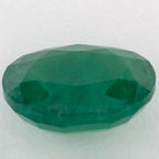 5.91 Carat Oval Natural Green Emerald