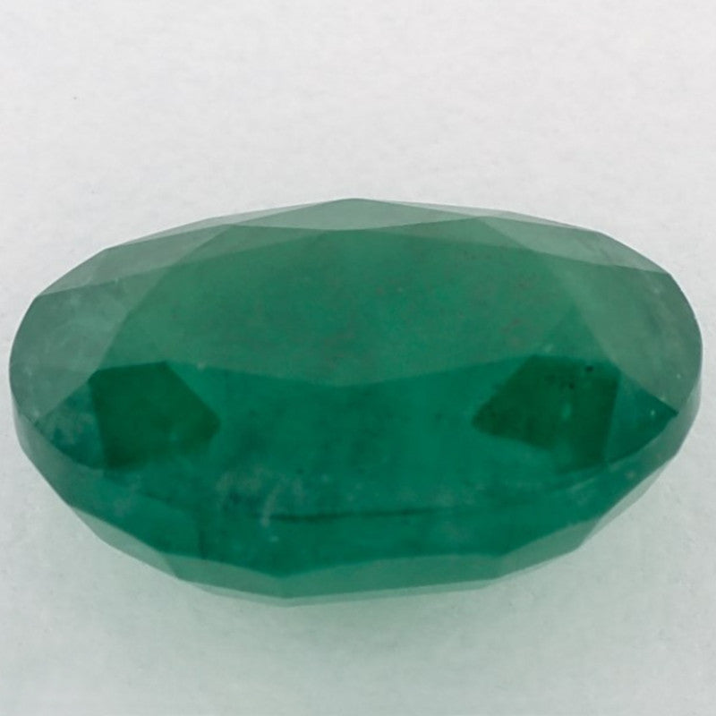 5.91 Carat Oval Natural Green Emerald