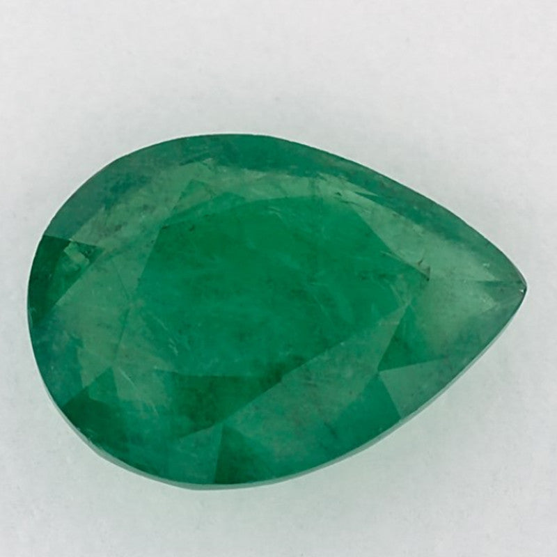 2.99 Carat Pear Natural Green Emerald