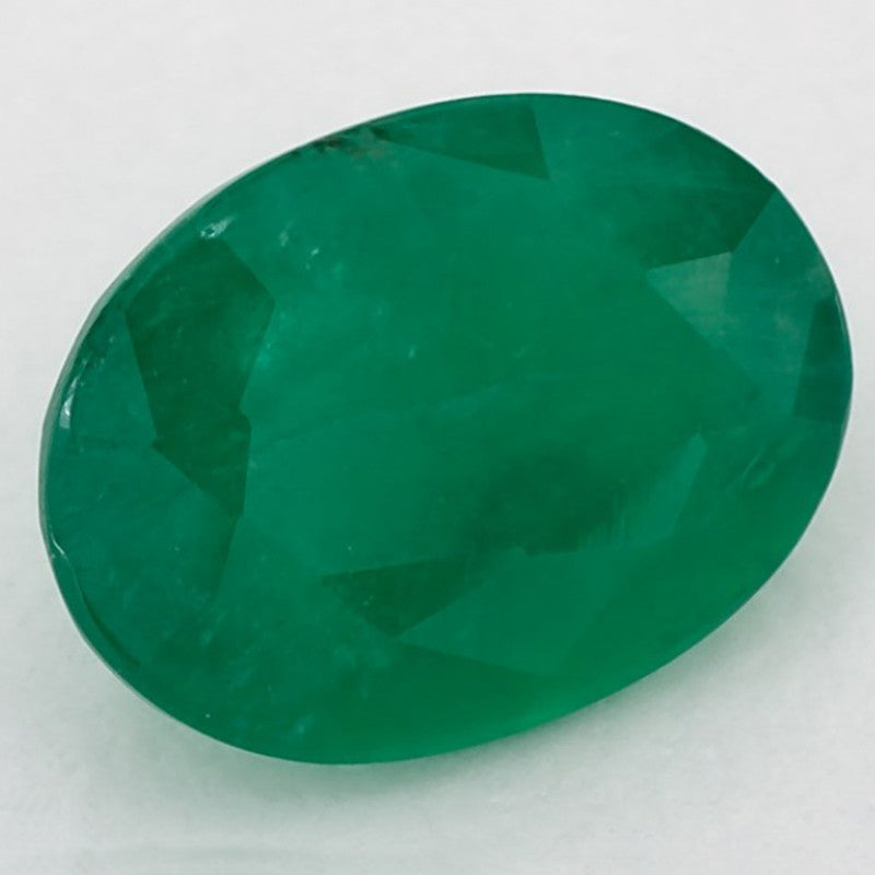 2.89 Carat Oval Natural Green Emerald