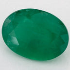 2.89 Carat Oval Natural Green Emerald