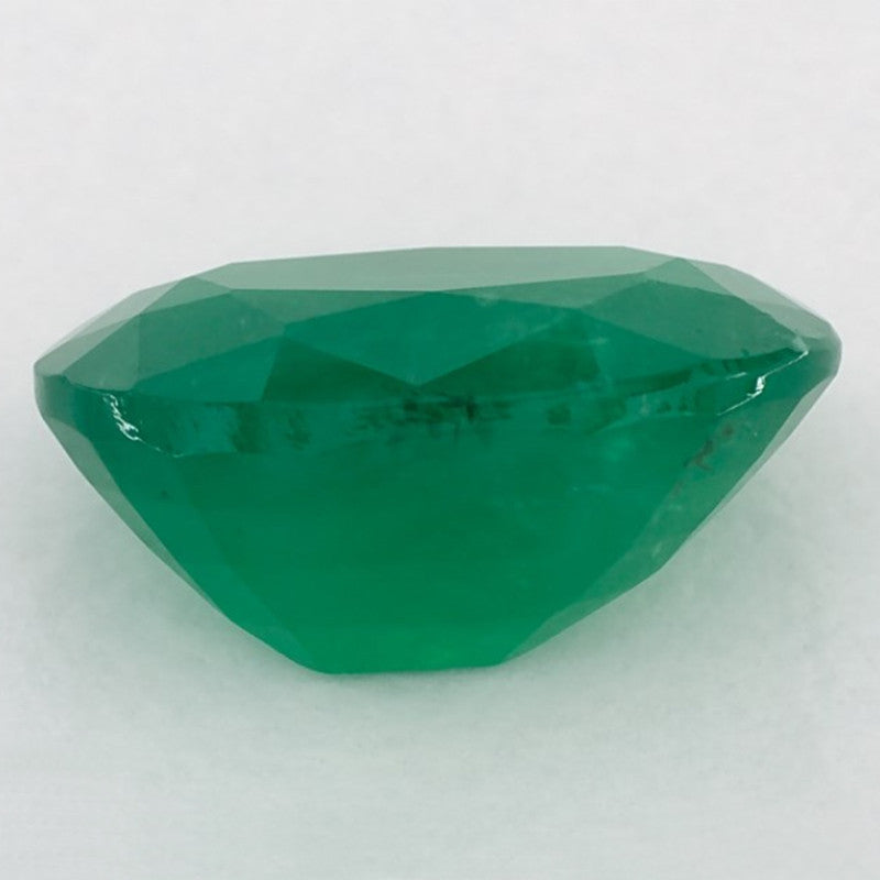 2.89 Carat Oval Natural Green Emerald