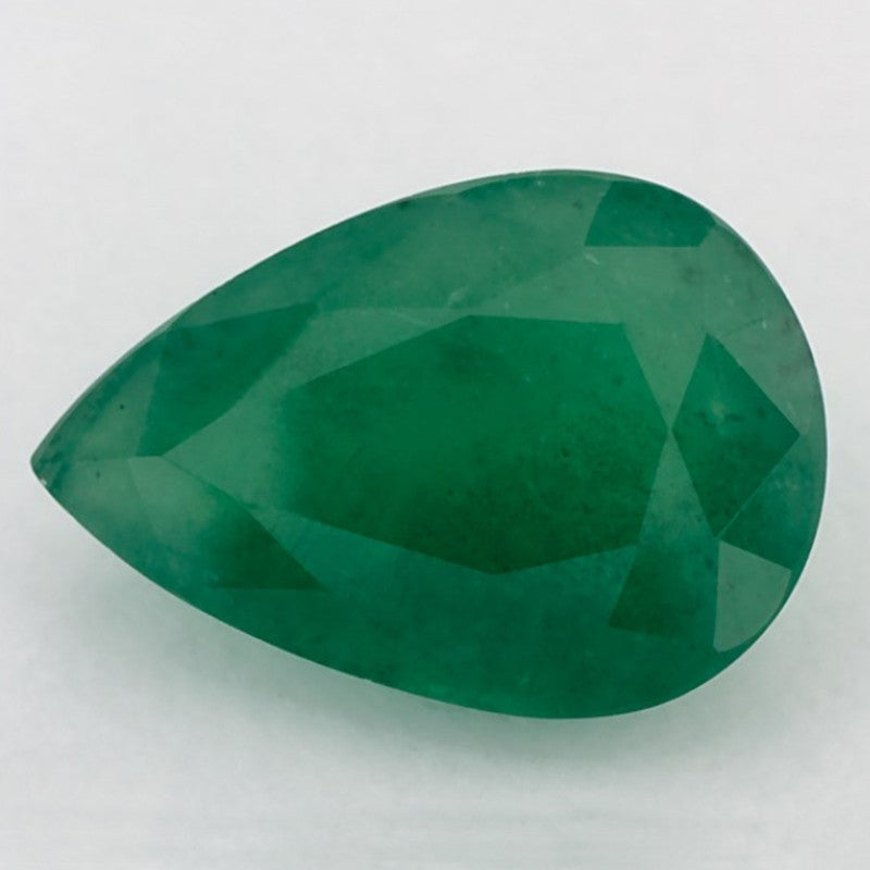 3.33 Carat Pear Natural Green Emerald