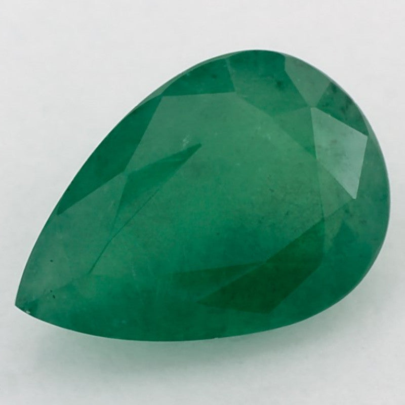 3.33 Carat Pear Natural Green Emerald