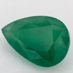3.33 Carat Pear Natural Green Emerald