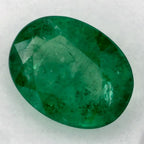 1.00 Carat Oval Natural Green Emerald