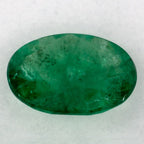 1.00 Carat Oval Natural Green Emerald