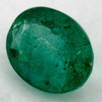 1.02 Carat Oval Natural Green Emerald