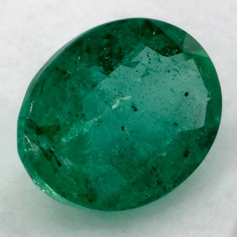 1.02 Carat Oval Natural Green Emerald