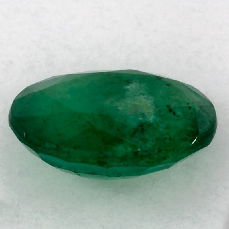 1.06 Carat Oval Natural Green Emerald