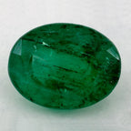 1.25 Carat Oval Natural Green Emerald