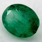 1.25 Carat Oval Natural Green Emerald