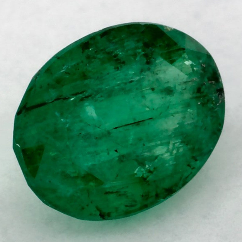 1.25 Carat Oval Natural Green Emerald