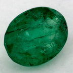 1.25 Carat Oval Natural Green Emerald
