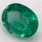 1.27 Carat Oval Natural Green Emerald