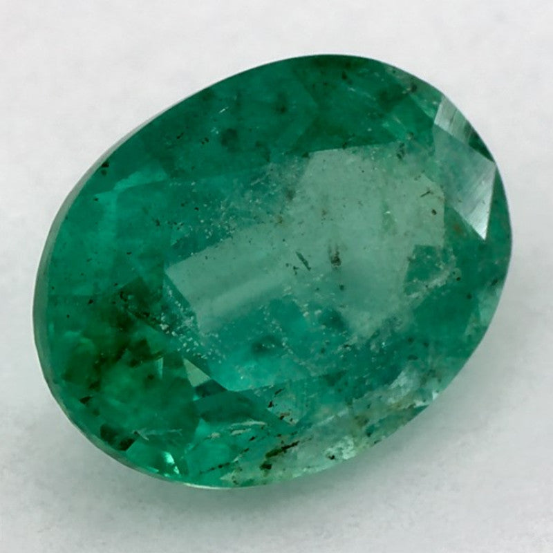 1.27 Carat Oval Natural Green Emerald