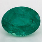 1.39 Carat Oval Natural Green Emerald