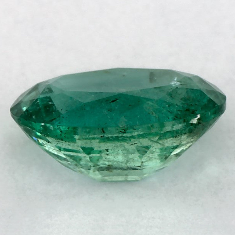1.08 Carat Oval Natural Green Emerald