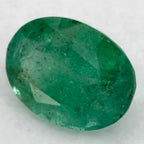 1.09 Carat Oval Natural Green Emerald