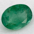 1.09 Carat Oval Natural Green Emerald