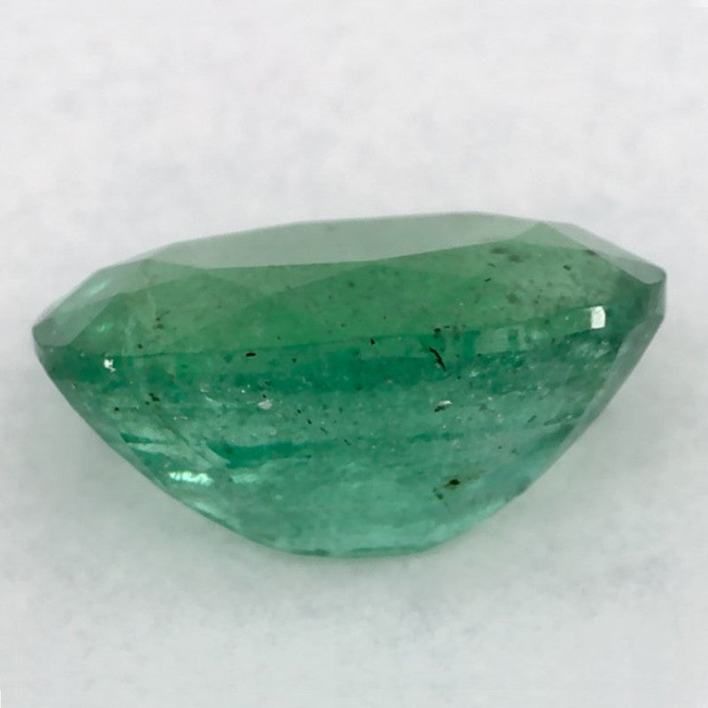 1.09 Carat Oval Natural Green Emerald