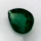 1.08 Carat Pear Natural Green Emerald