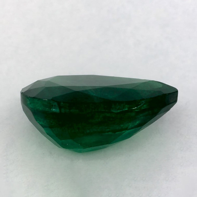 1.08 Carat Pear Natural Green Emerald