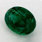 1.28 Carat Oval Natural Green Emerald
