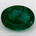 1.03 Carat Oval Natural Green Emerald