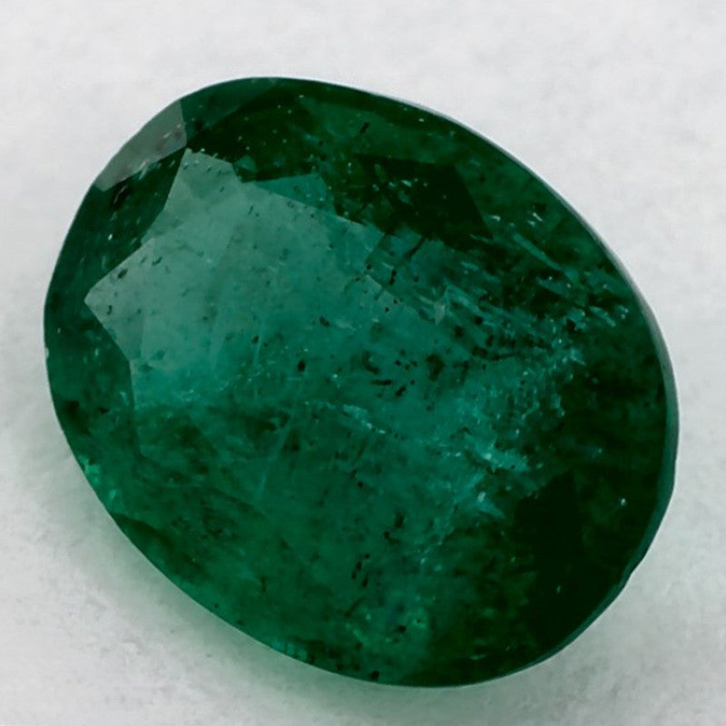 1.03 Carat Oval Natural Green Emerald