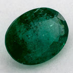 1.03 Carat Oval Natural Green Emerald