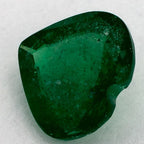 1.22 Carat Heart Natural Green Emerald
