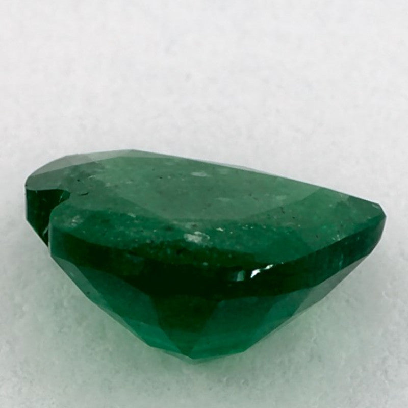 1.22 Carat Heart Natural Green Emerald