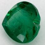 1.29 Carat Heart Natural Green Emerald