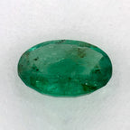 1.58 Carat Oval Natural Green Emerald