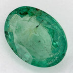 2.51 Carat Oval Natural Green Emerald
