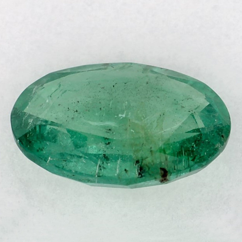 2.51 Carat Oval Natural Green Emerald