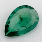 1.47 Carat Pear Natural Green Emerald