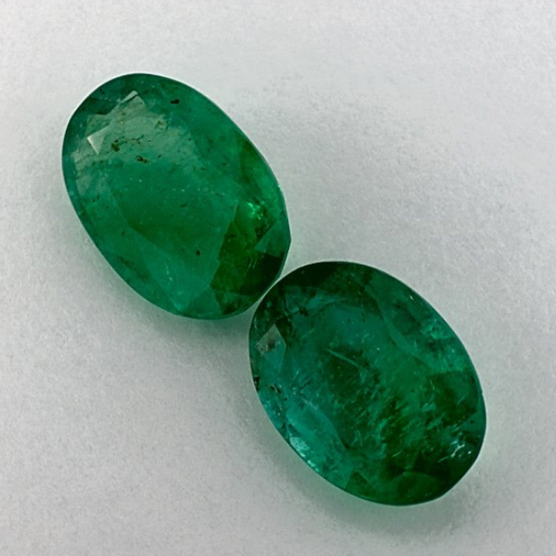 4.57 Carat Oval Natural Green Emerald